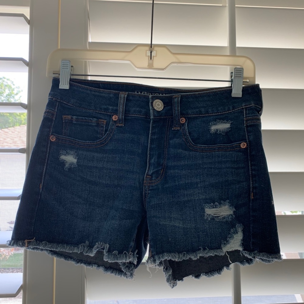 High rise denim shorts new with tags